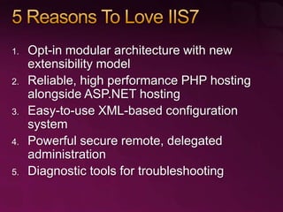 Everything You Need to Know about Diagnostics and Debugging on Microsoft Internet Information Services 7