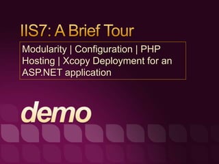 Everything You Need to Know about Diagnostics and Debugging on Microsoft Internet Information Services 7