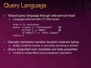 Introducing SQL Server Data Services
