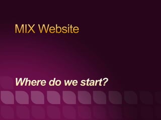 Using Microsoft Silverlight for Creating Rich Mobile User Experiences