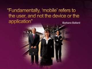 Using Microsoft Silverlight for Creating Rich Mobile User Experiences