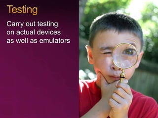 Using Microsoft Silverlight for Creating Rich Mobile User Experiences