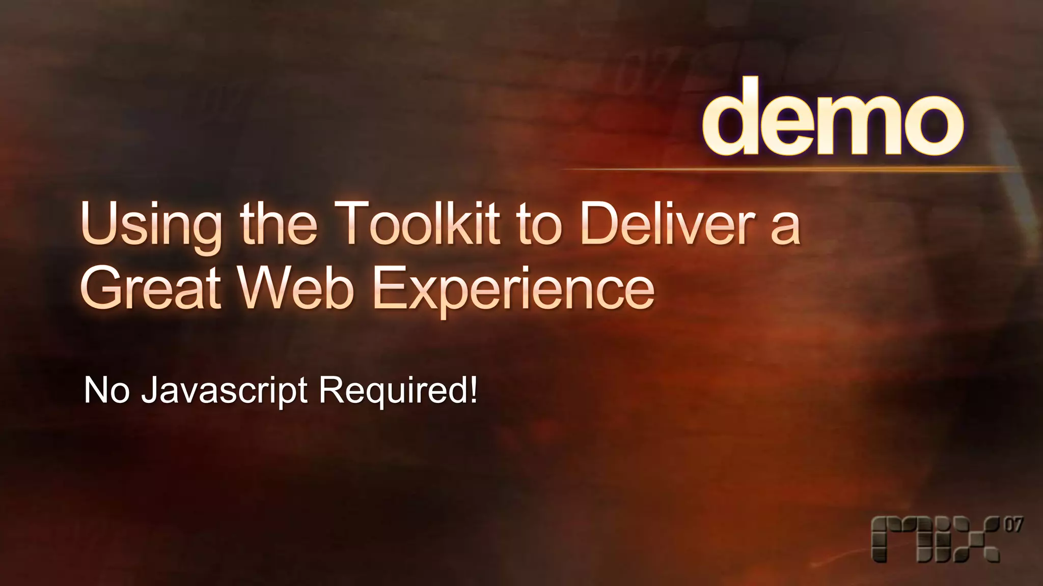 High-Speed Development with the AJAX Control Toolkit
