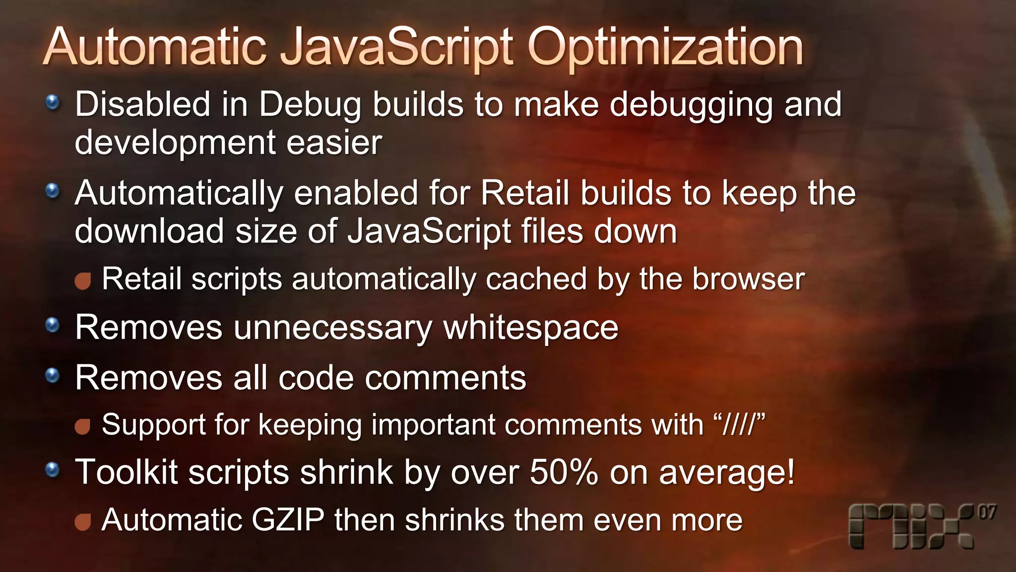 High-Speed Development with the AJAX Control Toolkit