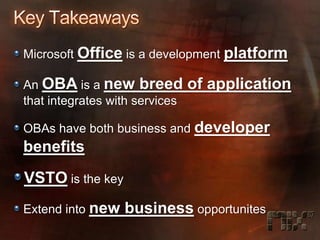 Front-Ending the Web with Microsoft Office