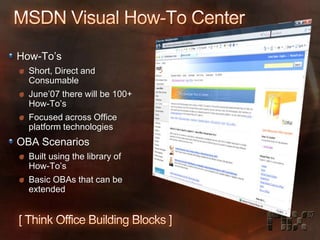Front-Ending the Web with Microsoft Office