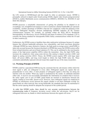 PAPR Reduction and Bit Error Rate Evaluation in OFDM System using ...