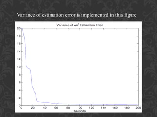 31
Variance of estimation error is implemented in this figure
 