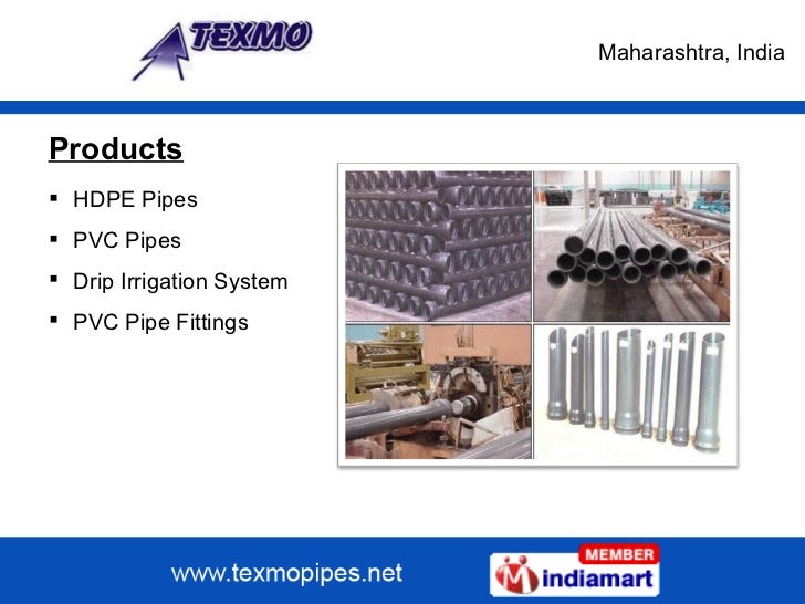 Texmo Pipes And Products Limited Maharashtra India