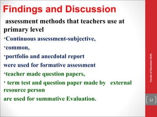 Teachers’ satisfaction of Assessment Process of Competency Based ...