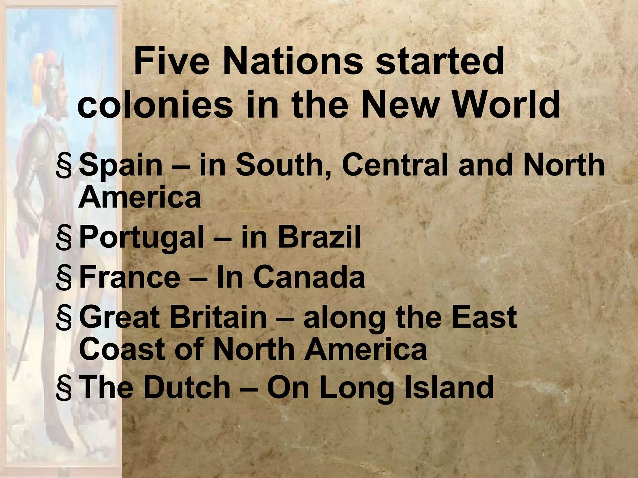 1 2,3,4 Europ Conquest And Colonization | PPT | Crime & Harmful Acts to ...