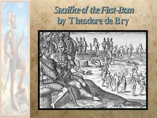 Sacrifice of the First-Born by Theodore de Bry 