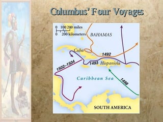 Columbus’ Four Voyages 