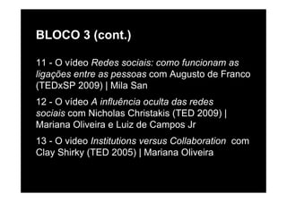 Augusto de Franco - Minicurso Programa de Aprendizagem sobre Redes Sociais_CICI2011