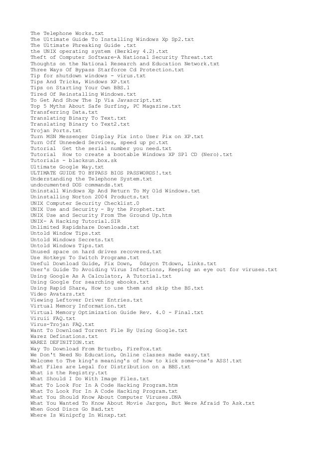 Windows xp activation killer Windows xp activation killer