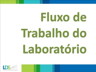 Fluxo de
Trabalho do
Laboratório
 