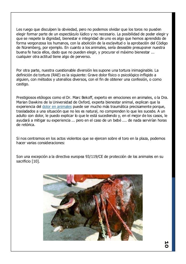Estudio Sobre Las Corridas De Toros Y La Protección Del Menor