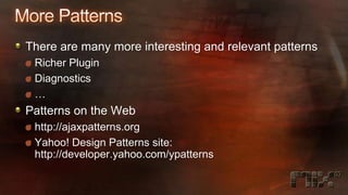 AJAX Patterns with ASP.NET