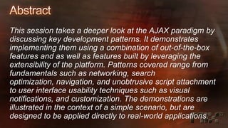 AJAX Patterns with ASP.NET