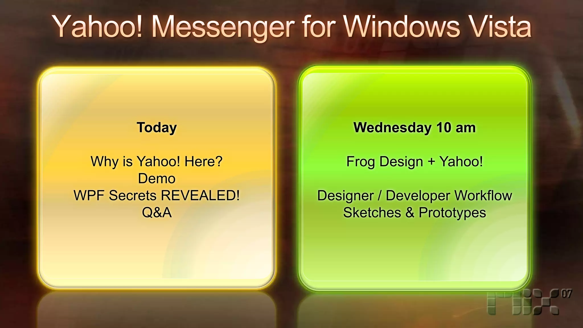 Yahoo! On Microsoft .NET 3.0 and Microsoft Expression