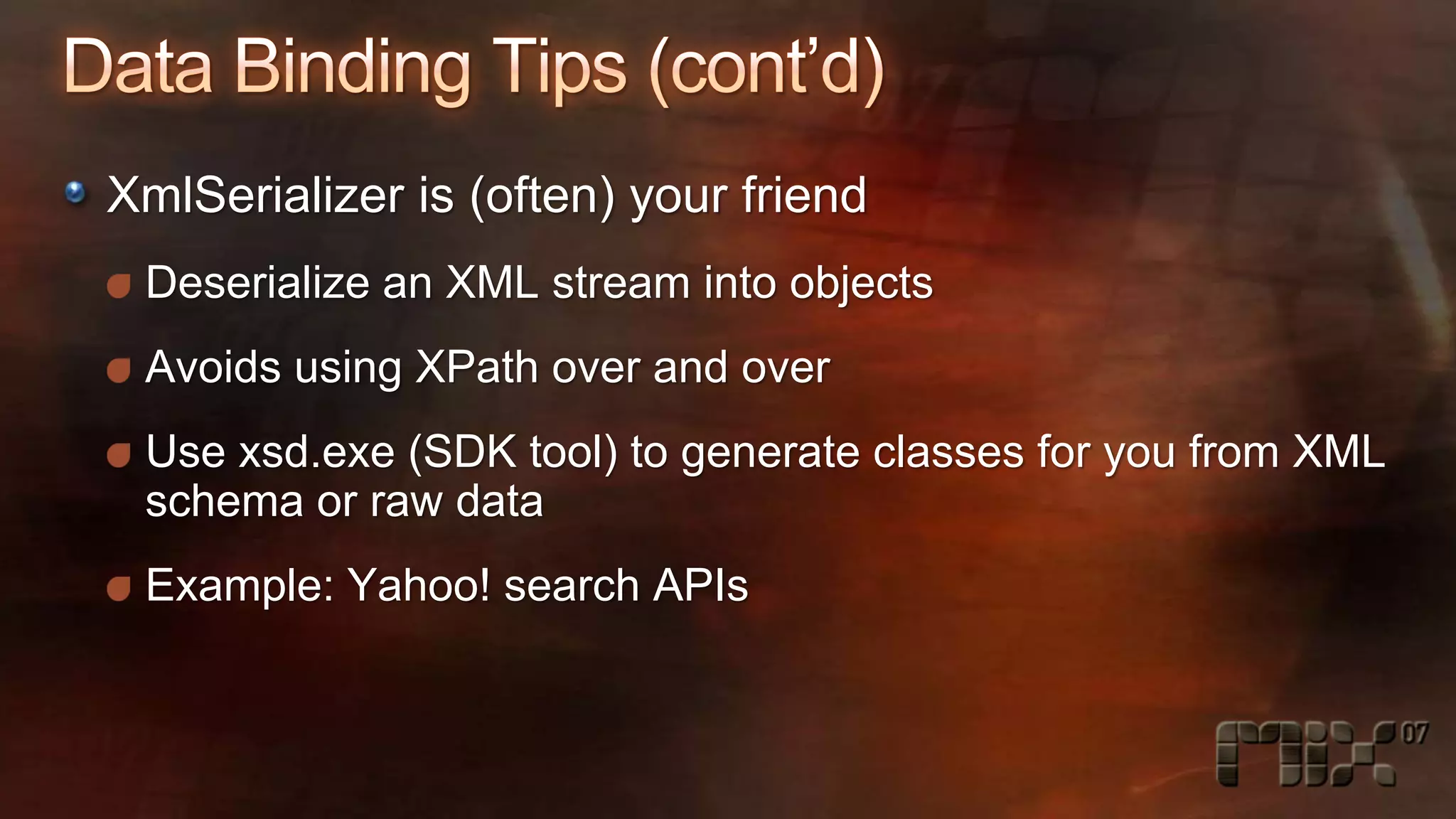Yahoo! On Microsoft .NET 3.0 and Microsoft Expression