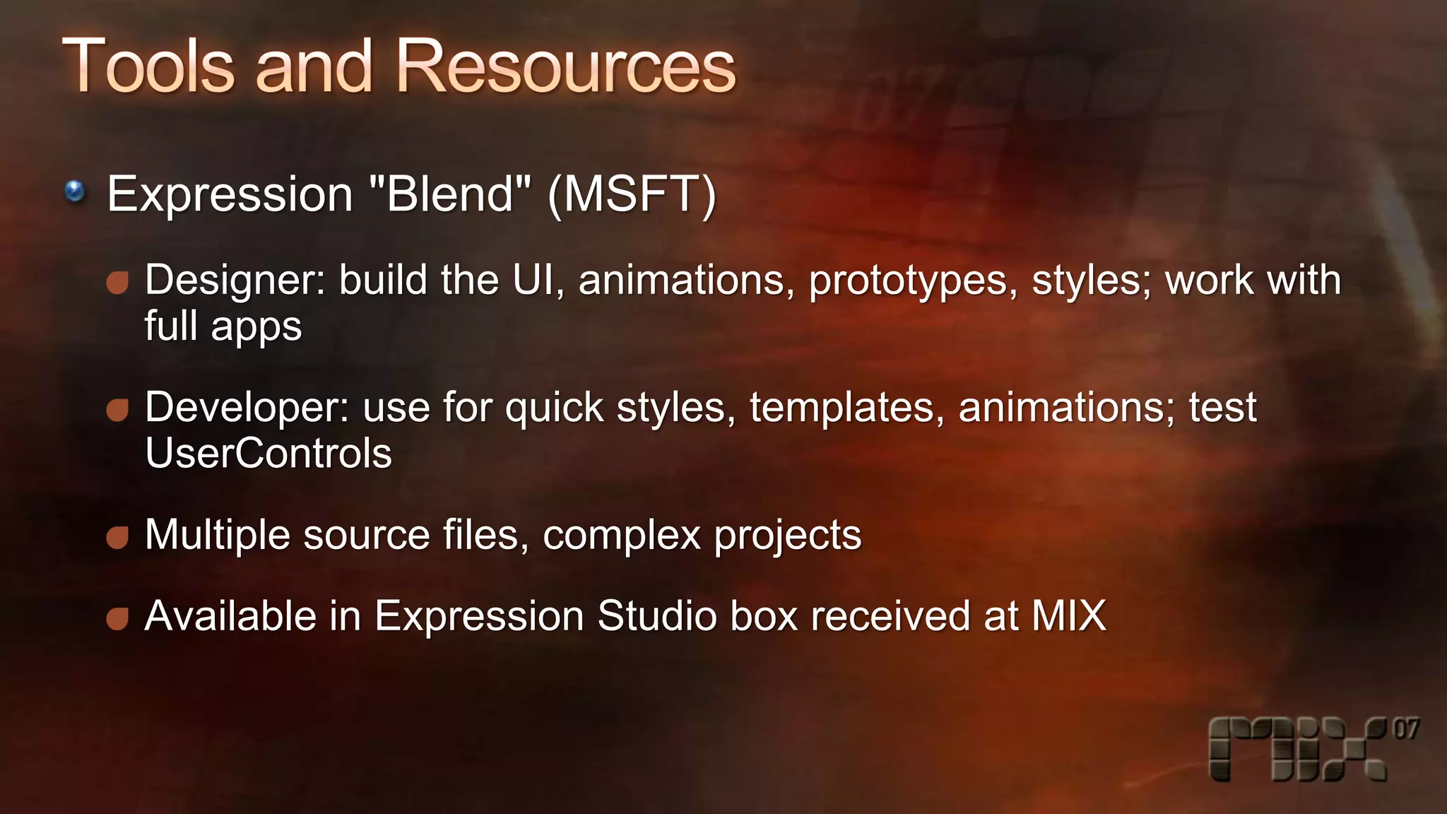 Yahoo! On Microsoft .NET 3.0 and Microsoft Expression