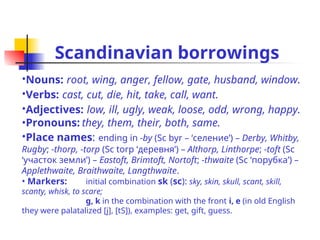Etymology of English words: roots derivation | PPT