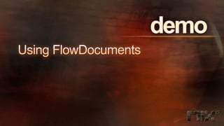 Windows Presentation Foundation for Developers - Part 1