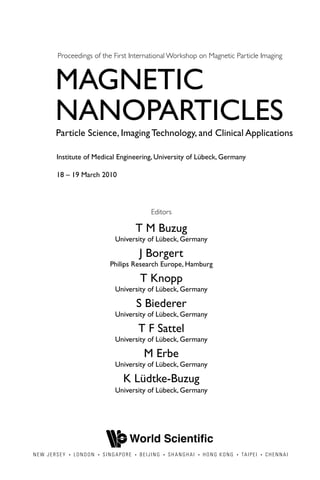 Magnetic Nanoparticles Particle Science Imaging Technology And Clinical ...