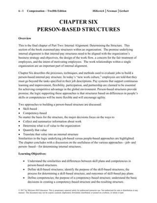 Comprehensive Guide to Person-Based Pay Structures in Compensation ...