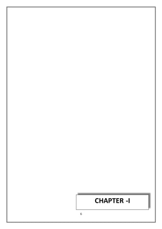 6
CHAPTER -I
 