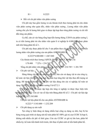 bao cao thuc tap tot nghiep ve cong ty thuoc thu y tw1 | PDF