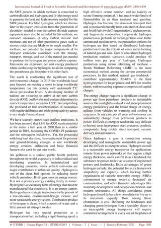 Green Hydrogen Energy Fuel for the Future in India | PDF
