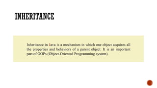 Object Oriented Programming ppt for college | PPTX