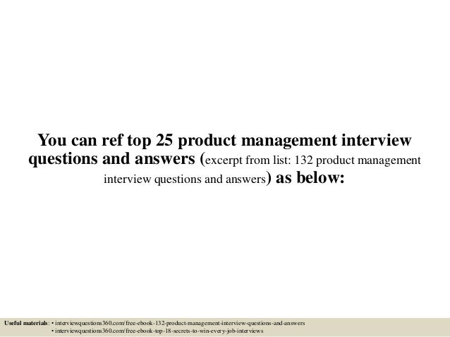 product manager interview questions