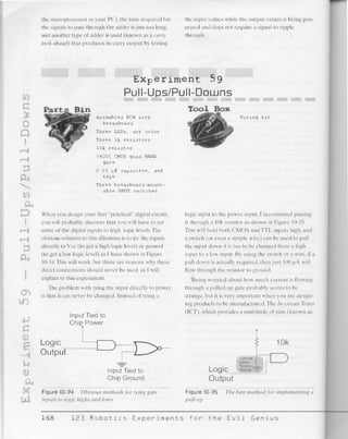 123 robotics experiments for the evil genius