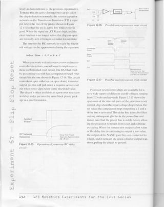 123 robotics experiments for the evil genius