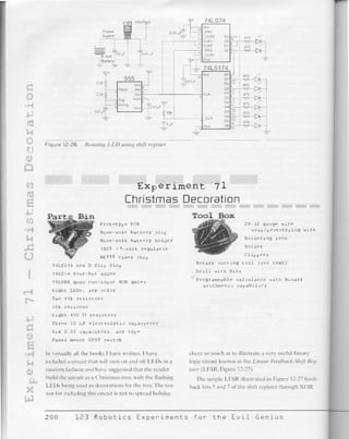 123 robotics experiments for the evil genius