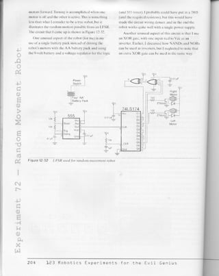 123 robotics experiments for the evil genius