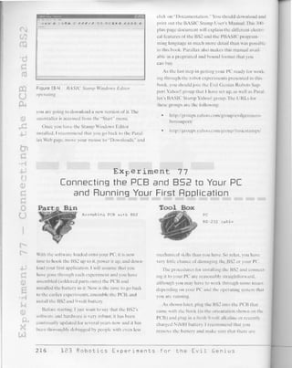 123 robotics experiments for the evil genius