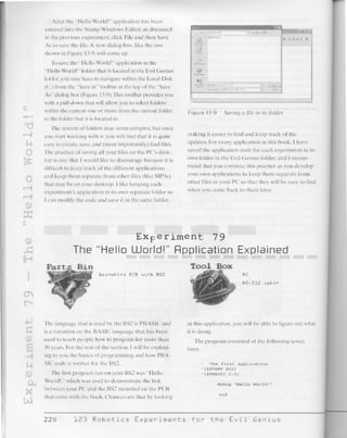 123 robotics experiments for the evil genius