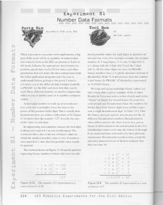 123 robotics experiments for the evil genius