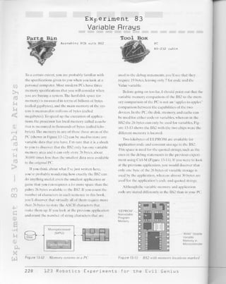 123 robotics experiments for the evil genius