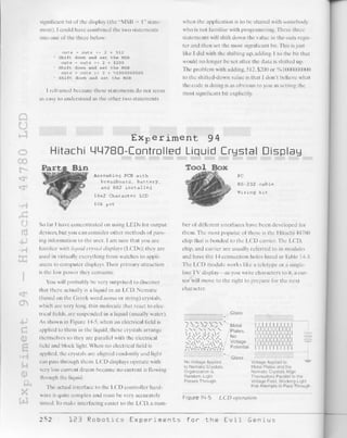 123 robotics experiments for the evil genius