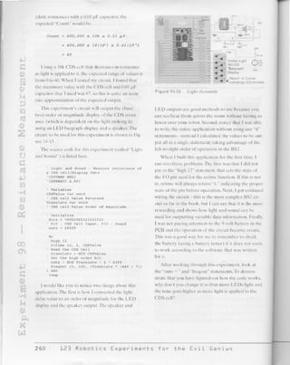 123 robotics experiments for the evil genius