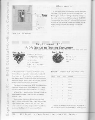 123 robotics experiments for the evil genius