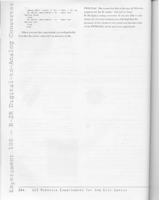 123 robotics experiments for the evil genius