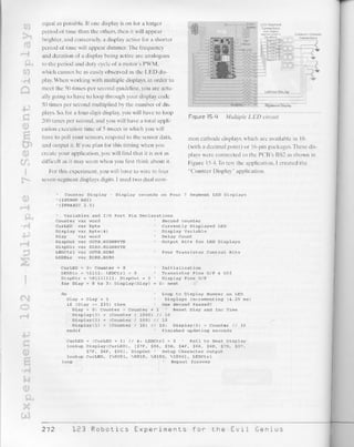 123 robotics experiments for the evil genius