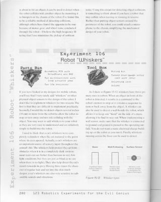 123 robotics experiments for the evil genius