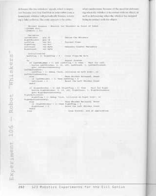 123 robotics experiments for the evil genius